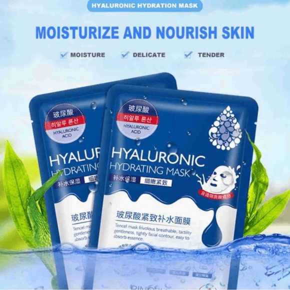 Hyaluronic Acid Moisturizing Mask 10 Individual Pieces New in Sealed Box - Picture 7 of 12